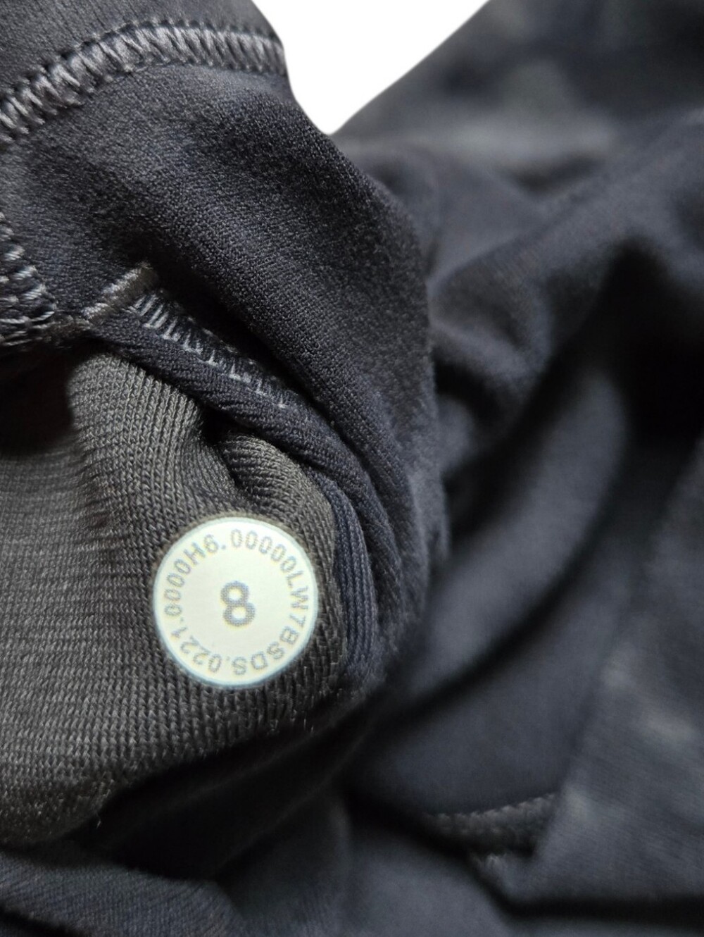 Lululemon Align Short 8" - Diamond Dye Pitch Grey Graphite Grey - Picture 8 of 9